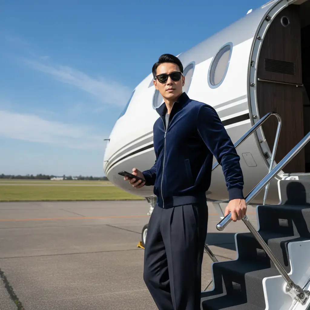 Man With Private Jet