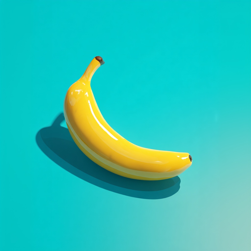 Real Ripe Banana Fun Cartoon